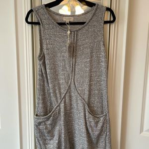 Max Studio 100% cotton stripe dress